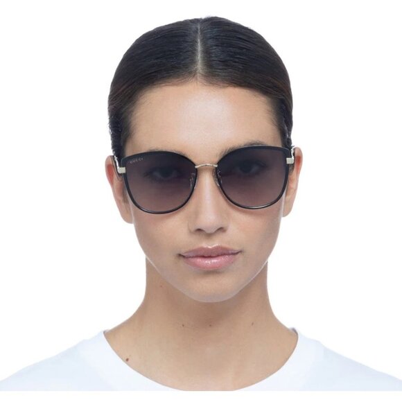 NEW GUCCI WOMEN GREY SUNGLASSES GUCCI main image 4